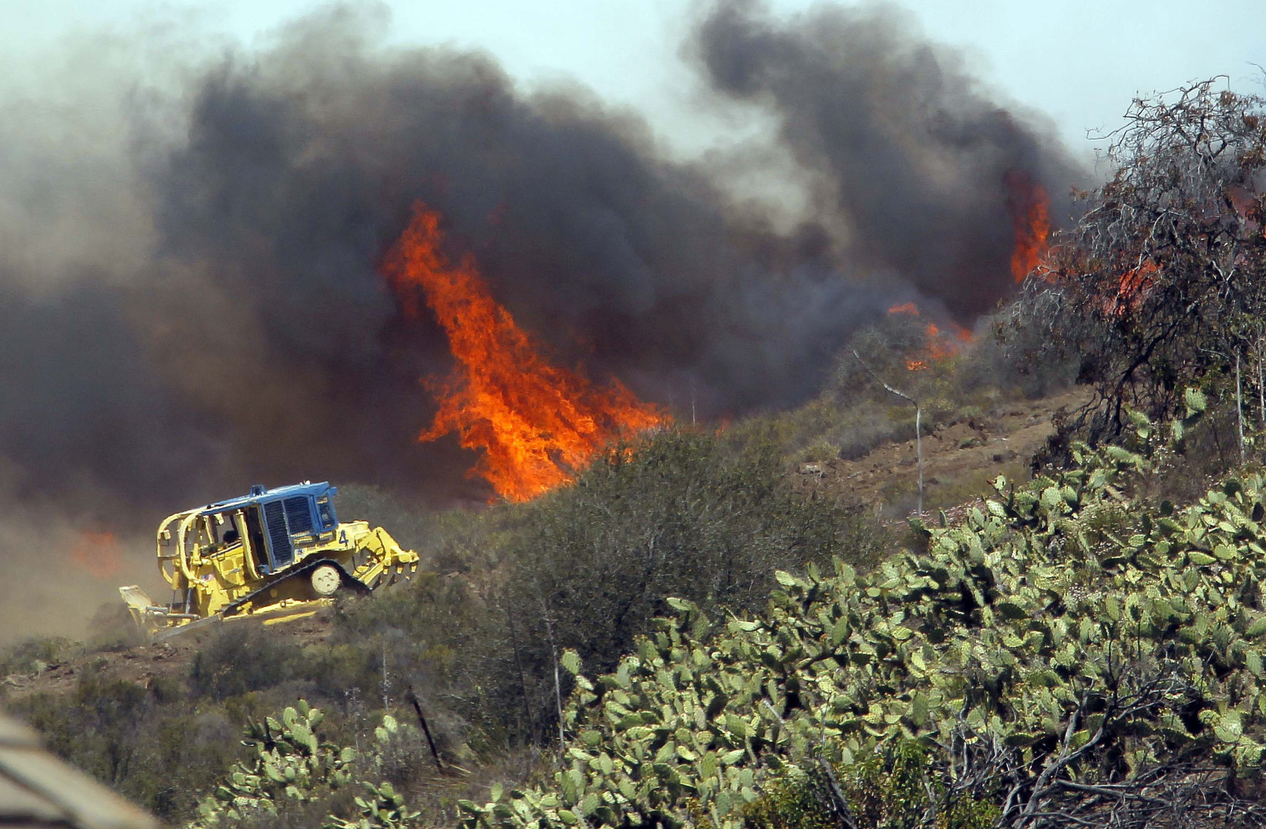 California Wildfires Dangerous Dozers
